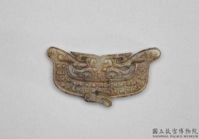 图片[3]-Jade pei pendant with animal-mask Pattern, late Warring States period to early Western Han dynasty (275-141 BCE)-China Archive